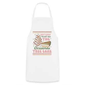 Pull de Noël moche - Tablier de cuisine - blanc - Devant - AI Model Male 185 dark (185cm)