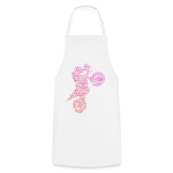 Dirt Bike Dirt Bike Dirt Biker Women's Motocross - Cooking Apron - white - Front - AI Model Male 185 dark (185cm)