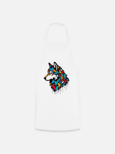 Wolf - Kochschürze - Weiß