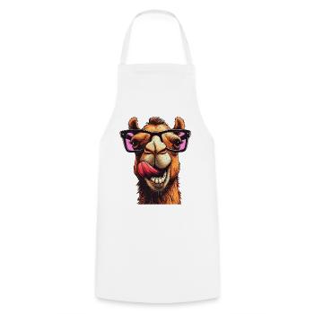 Chameau - Tablier de cuisine - blanc - Devant - AI Model Male 185 dark (185cm)