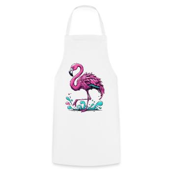 Flamant - Tablier de cuisine - blanc - Devant - AI Model Male 185 dark (185cm)