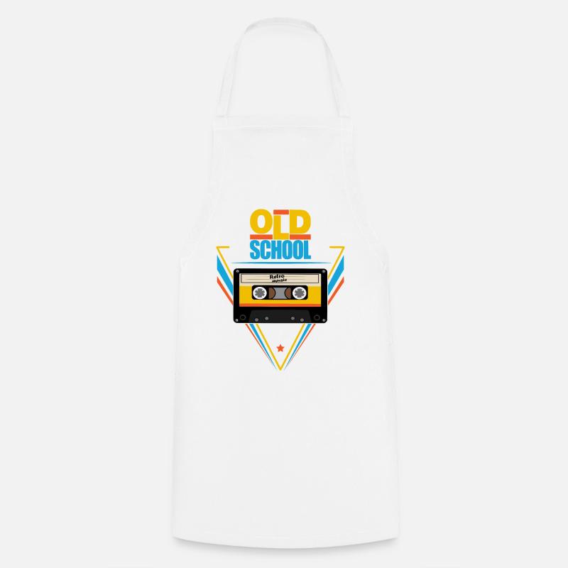 Old school - Tablier de cuisine - blanc