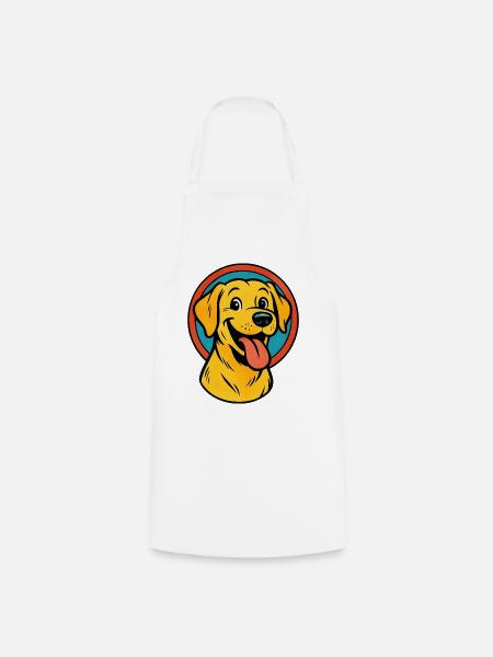 Labrador Retriever Pop Art - Kochschürze - Weiß