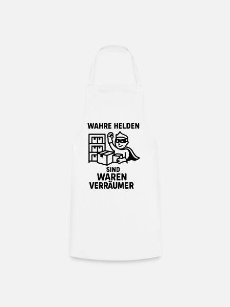 waren verräumer helden - Kochschürze - Weiß