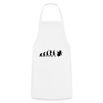 Drum évolution - Tablier de cuisine - blanc - Devant - AI Model Male 185 dark (185cm)