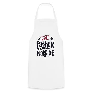 Father Of A Warrior Vascular Malformation - Cooking Apron - white - Front - AI Model Male 185 dark (185cm)
