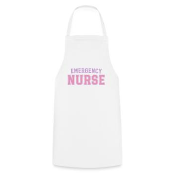 Infirmière d’urgence Trauma Queen Retro URGENCE Urgence - Tablier de cuisine - blanc - Devant - AI Model Male 185 dark (185cm)