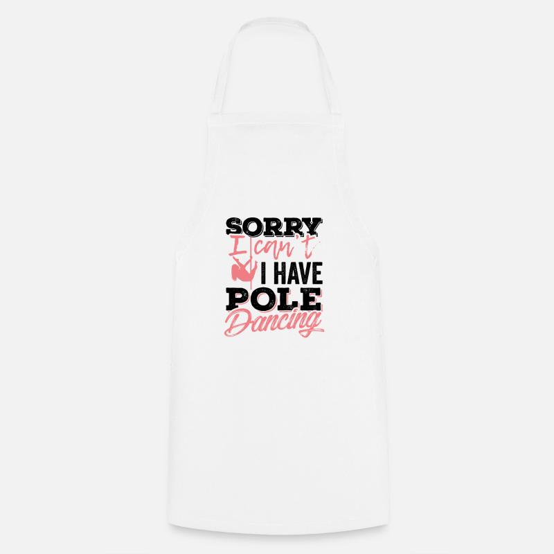 poledance pole dance girl pole dancing gift - Cooking Apron - white