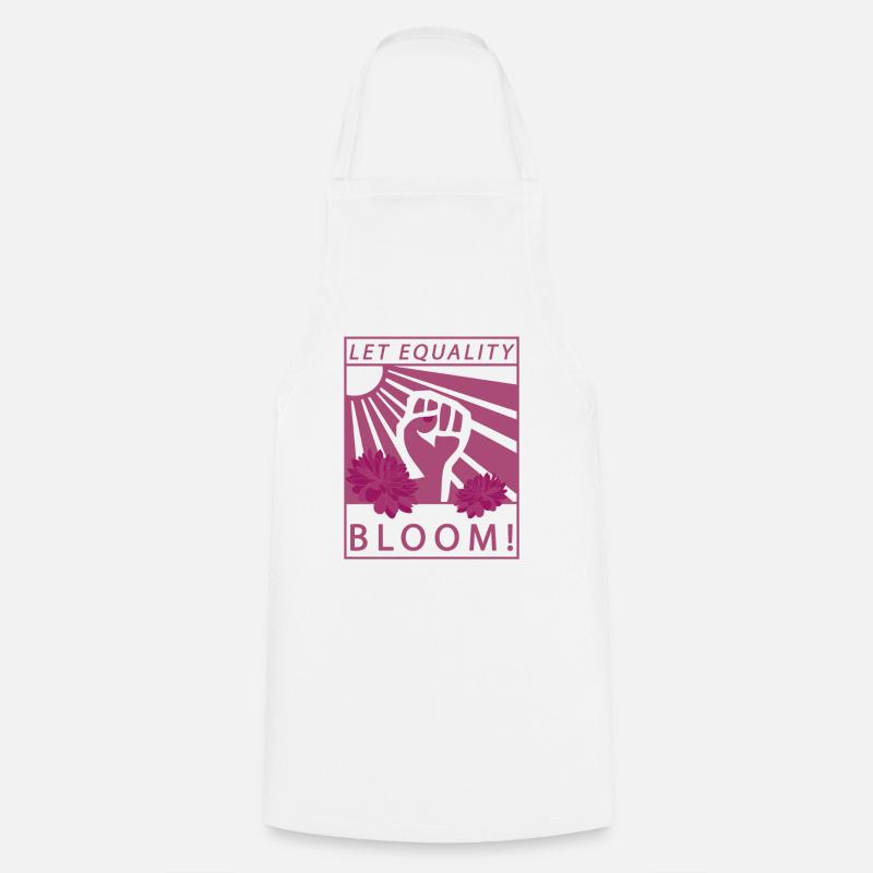 Equality Equality Feminist - Cooking Apron - white