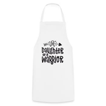 Daughter Of A Rare Disease Warrior Awareness - Cooking Apron - white - Front - AI Model Male 185 dark (185cm)