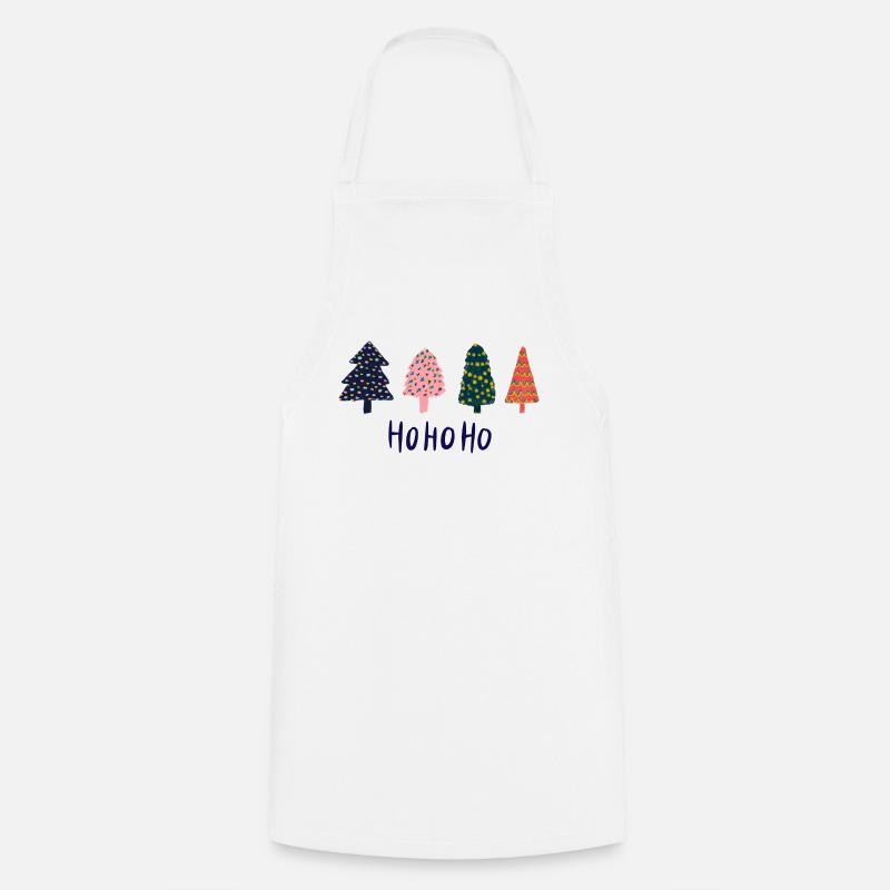 Sapins Hohoho - Tablier de cuisine - blanc
