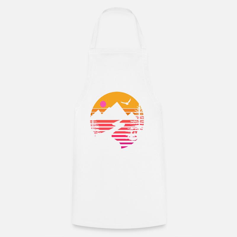 Berge River - Tablier de cuisine - blanc