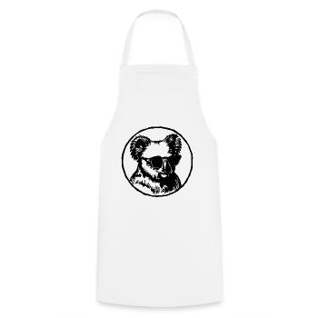 Koala - Tablier de cuisine - blanc - Devant - AI Model Male 185 dark (185cm)