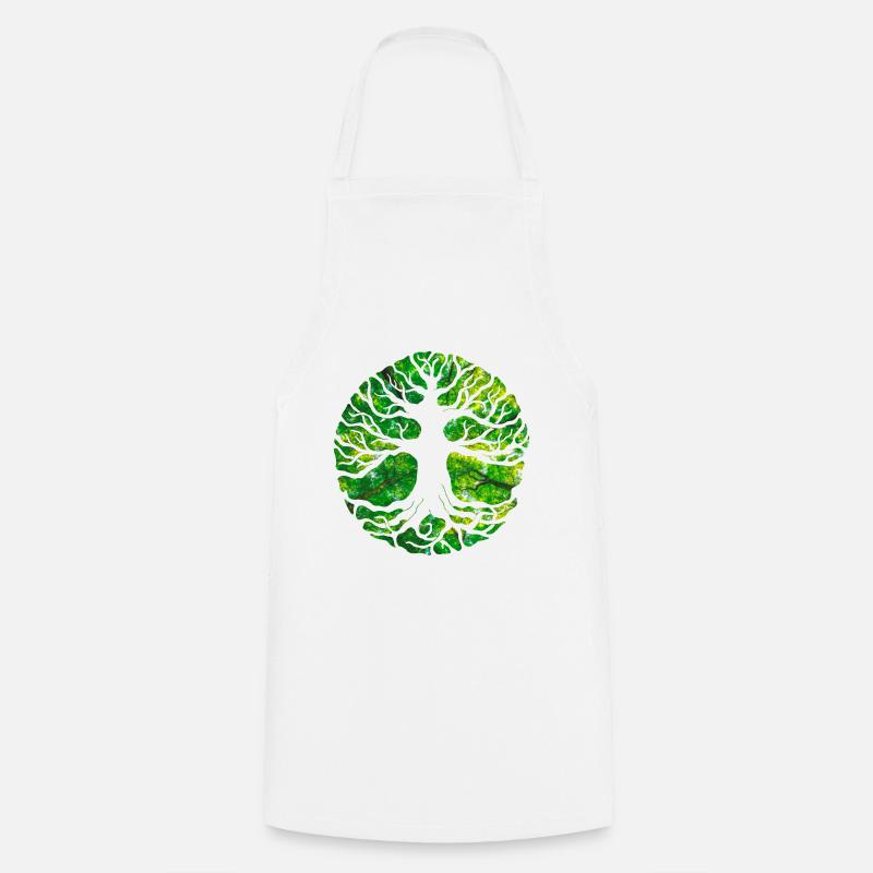 Yggdrasil by Svehen - Tablier de cuisine - blanc