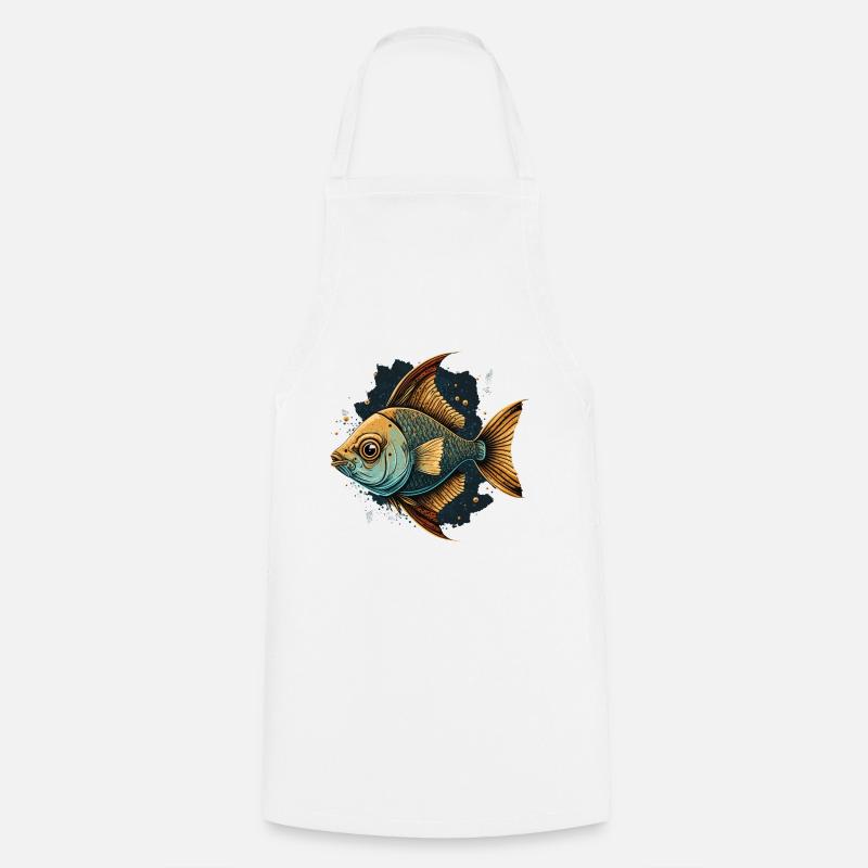 Poisson à l’état sauvage - Tablier de cuisine - blanc