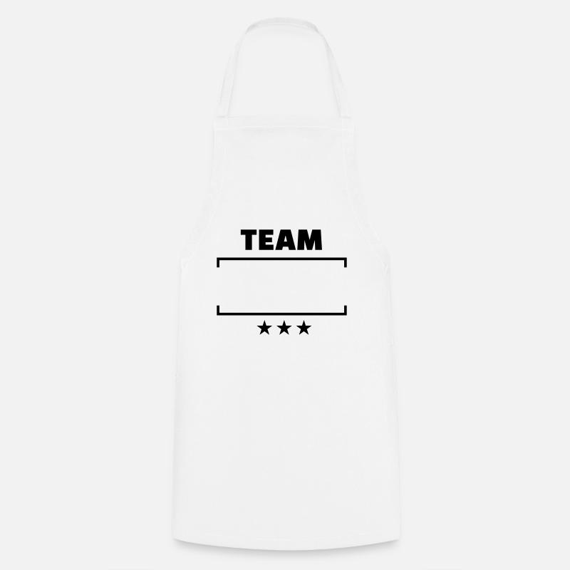 équipe - Tablier de cuisine - blanc