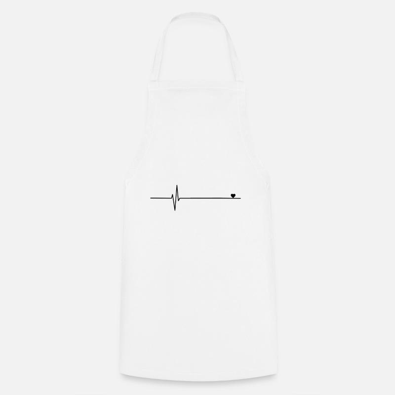 pulsation - Tablier de cuisine - blanc