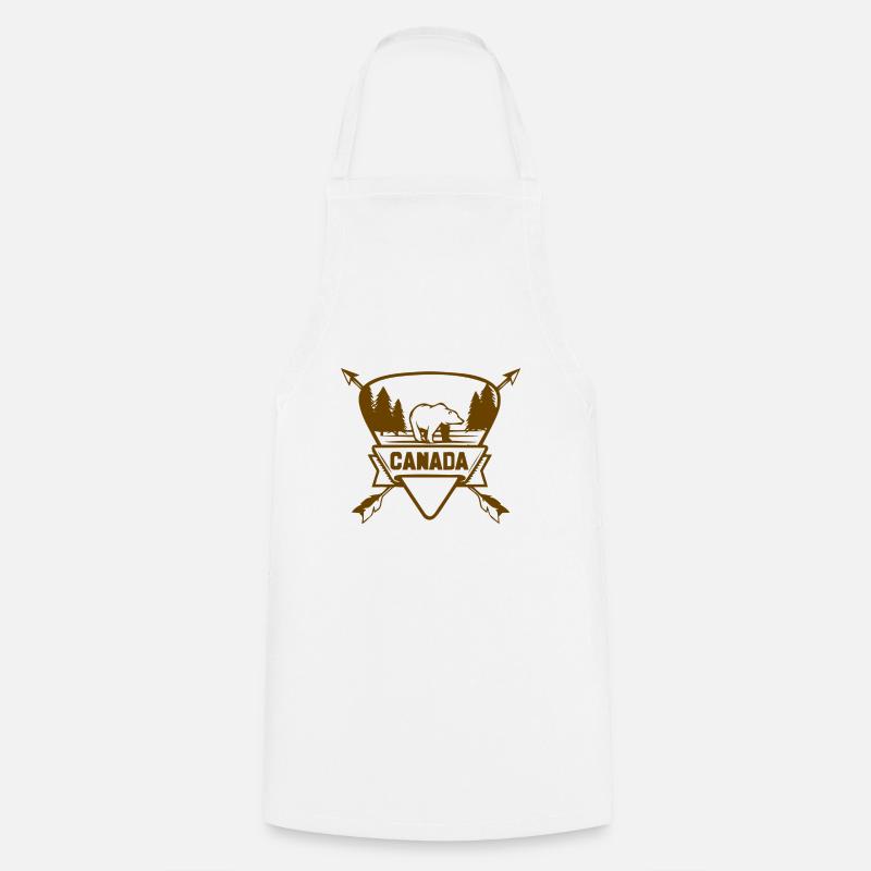 canada nature - Tablier de cuisine - blanc