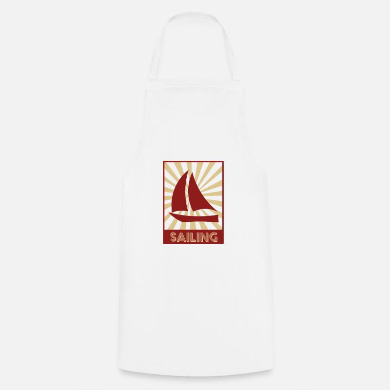 sailing - Cooking Apron - white