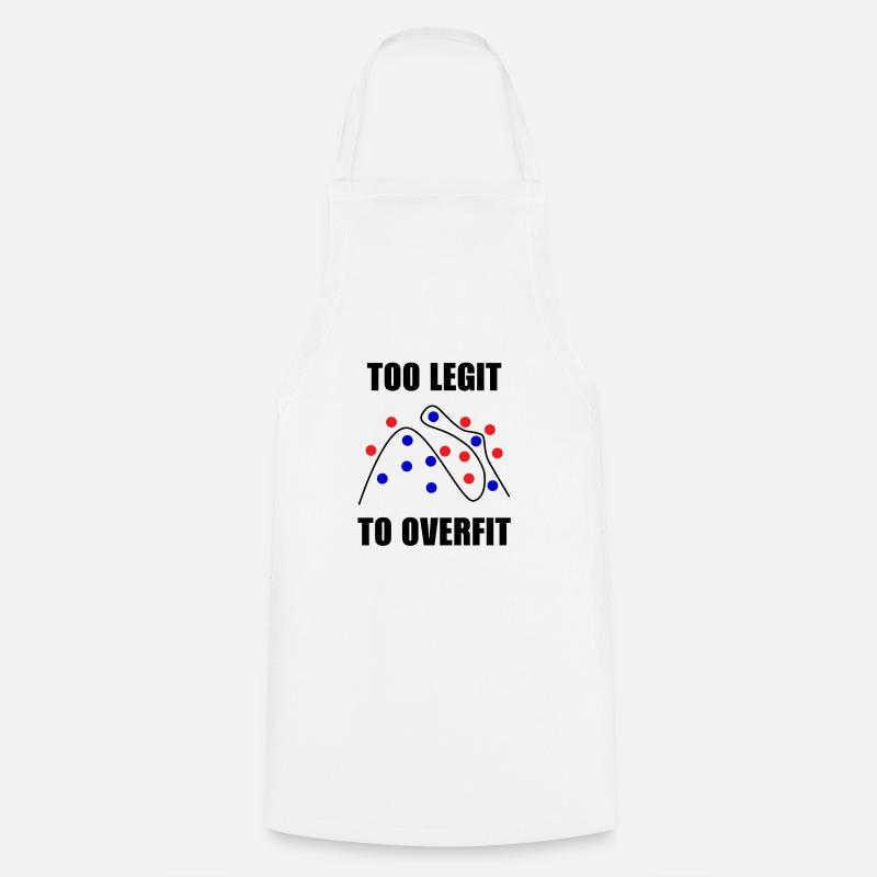 Legit Informatik Datenwissenschaft Geschenk - Kochschürze - Weiß