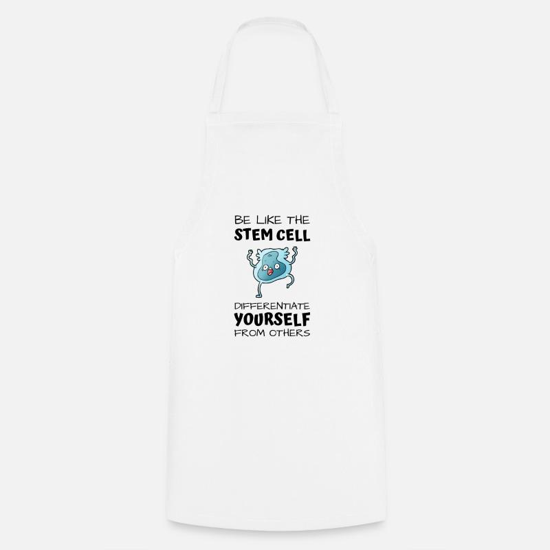 Soyez comme la cellule souche, différenciez-vous - Tablier de cuisine - blanc