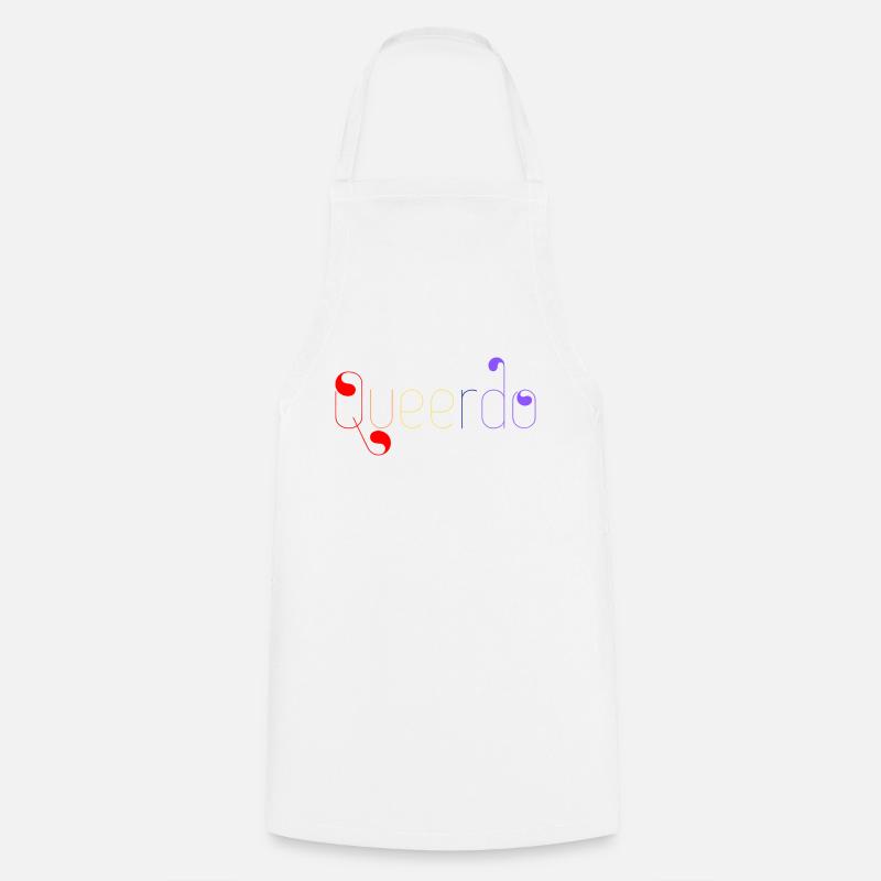 Queerdo - Tablier de cuisine - blanc