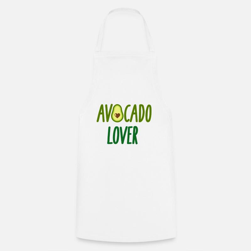 avocado - Cooking Apron - white