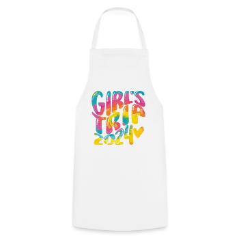 Week-end Filles Femmes Voyage Filles 2024 - Tablier de cuisine - blanc - Devant - AI Model Male 185 dark (185cm)