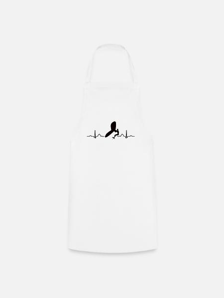 Ailes Surfer Wingsurfing Ailes Rétro Foil - Tablier de cuisine - blanc
