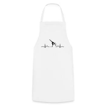 Clubs de gymnastique ECG Gymnastique rythmique - Tablier de cuisine - blanc - Devant - AI Model Male 185 dark (185cm)