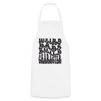 Weird Dads Make Up Character Funny Dad - Cooking Apron - white - Front - AI Model Male 185 dark (185cm)
