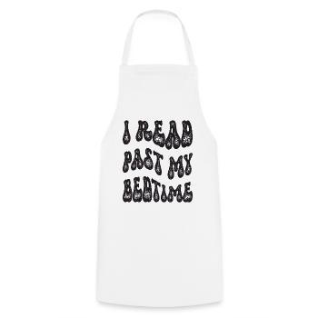 Bibliothèque Bibliophile Lecture Rat de Bibliothèque - Tablier de cuisine - blanc - Devant - AI Model Male 185 dark (185cm)