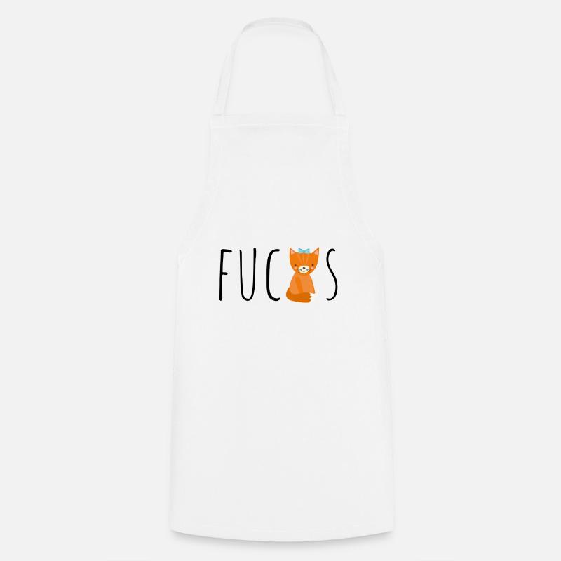 Fuchs Kinder Geschenk Geburtstag Pyjama Schlafen - Kochschürze - Weiß