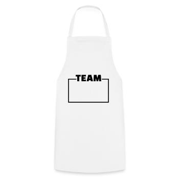 team - Cooking Apron - white - Front - AI Model Male 185 dark (185cm)