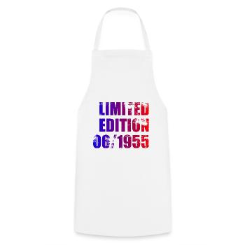 70e anniversaire Edition Limitée 06/1955 - Tablier de cuisine - blanc - Devant - AI Model Male 185 dark (185cm)