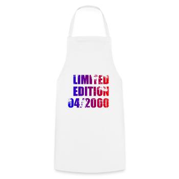25e anniversaire Edition limitée 04/2000 - Tablier de cuisine - blanc - Devant - AI Model Male 185 dark (185cm)