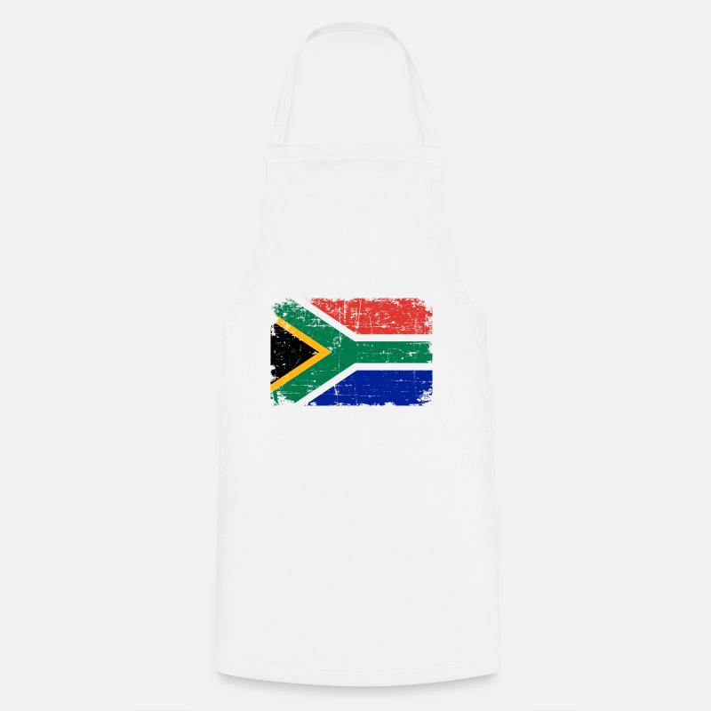 Afrique du Sud - Tablier de cuisine - blanc