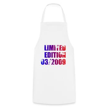 16e anniversaire Edition Limitée 03/2009 - Tablier de cuisine - blanc - Devant - AI Model Male 185 dark (185cm)