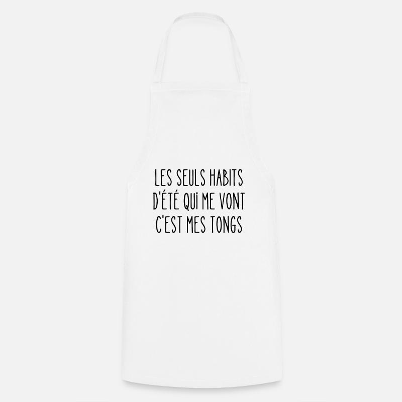habits d'été - Tablier de cuisine - blanc