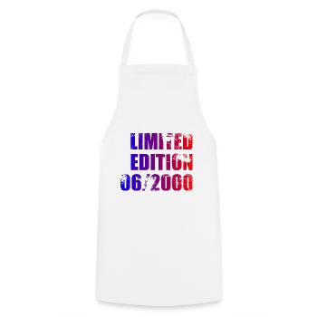 25e anniversaire Edition limitée 06/2000 - Tablier de cuisine - blanc - Devant - AI Model Male 185 dark (185cm)