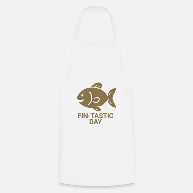 Fin-tastic day - Cooking Apron - white