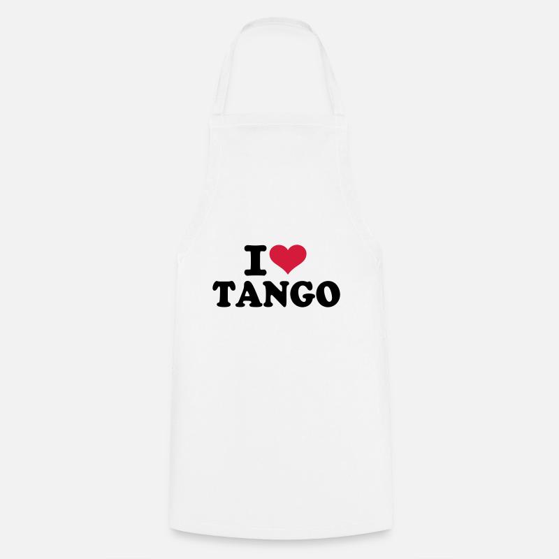 J'aime le tango - Tablier de cuisine - blanc