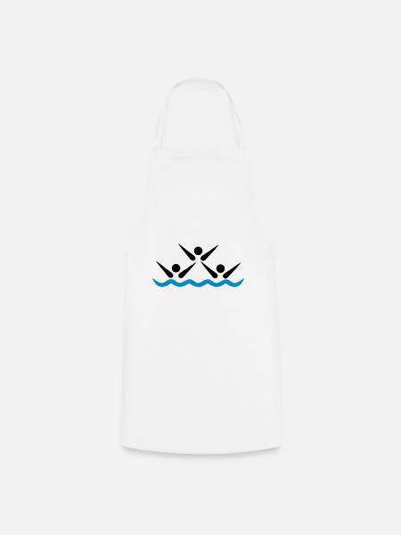 Synchronschwimmen - Kochschürze - Weiß