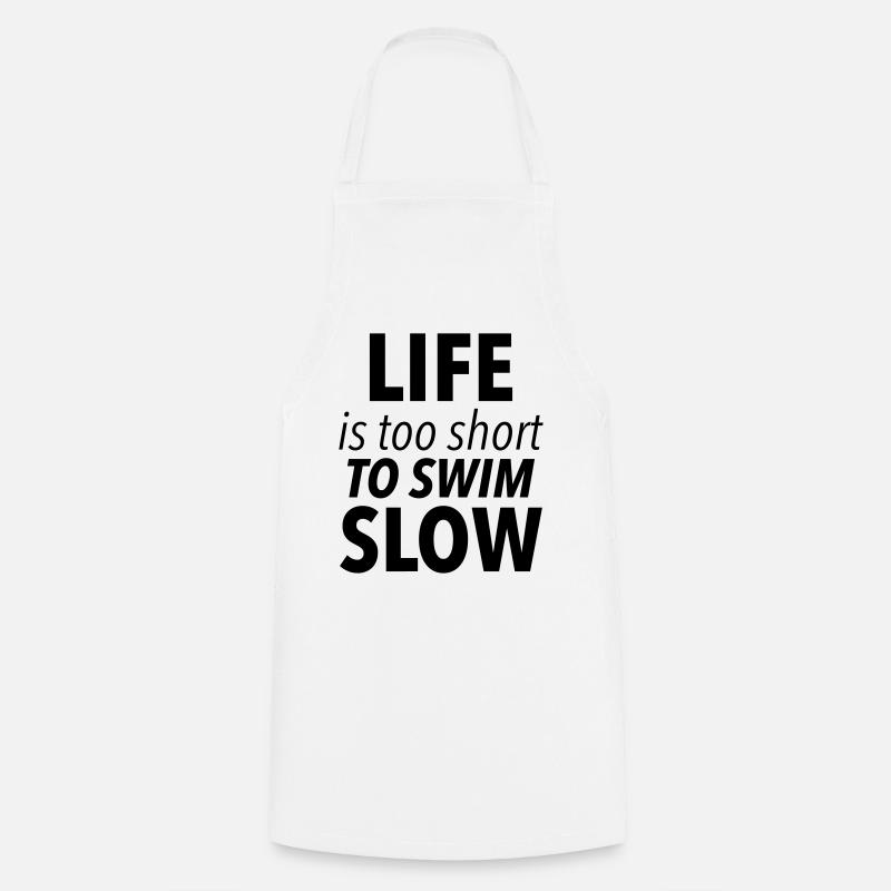 Natation - Tablier de cuisine - blanc