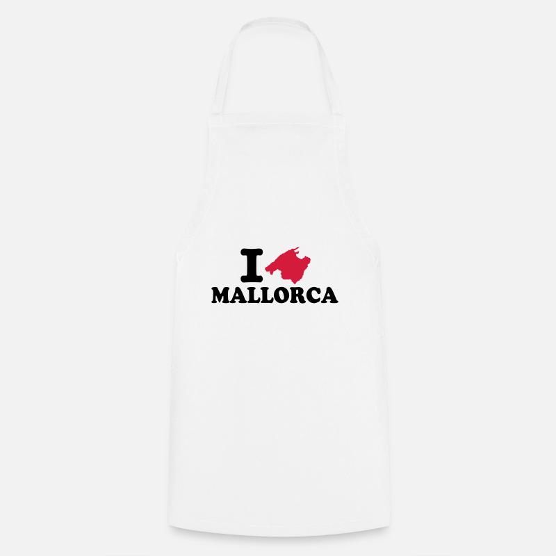 Mallorca - Kochschürze - Weiß