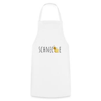 Schnecke Kinder Geschenk Geburtstag Pyjama Schlaf - Kochschürze - Weiß - Vorne - AI Model Male 185 dark (185cm)