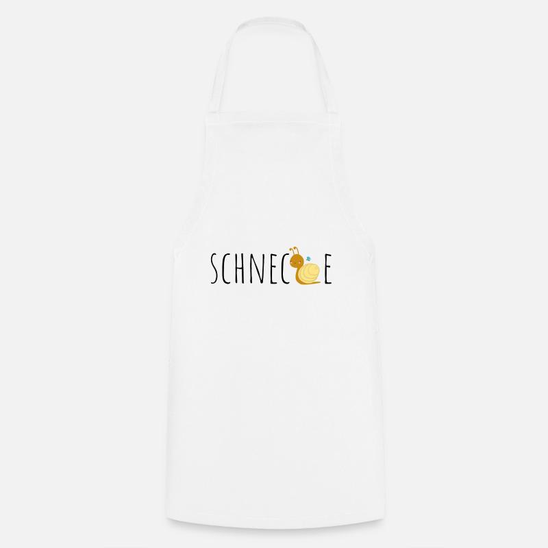 Schnecke Kinder Geschenk Geburtstag Pyjama Schlaf - Kochschürze - Weiß