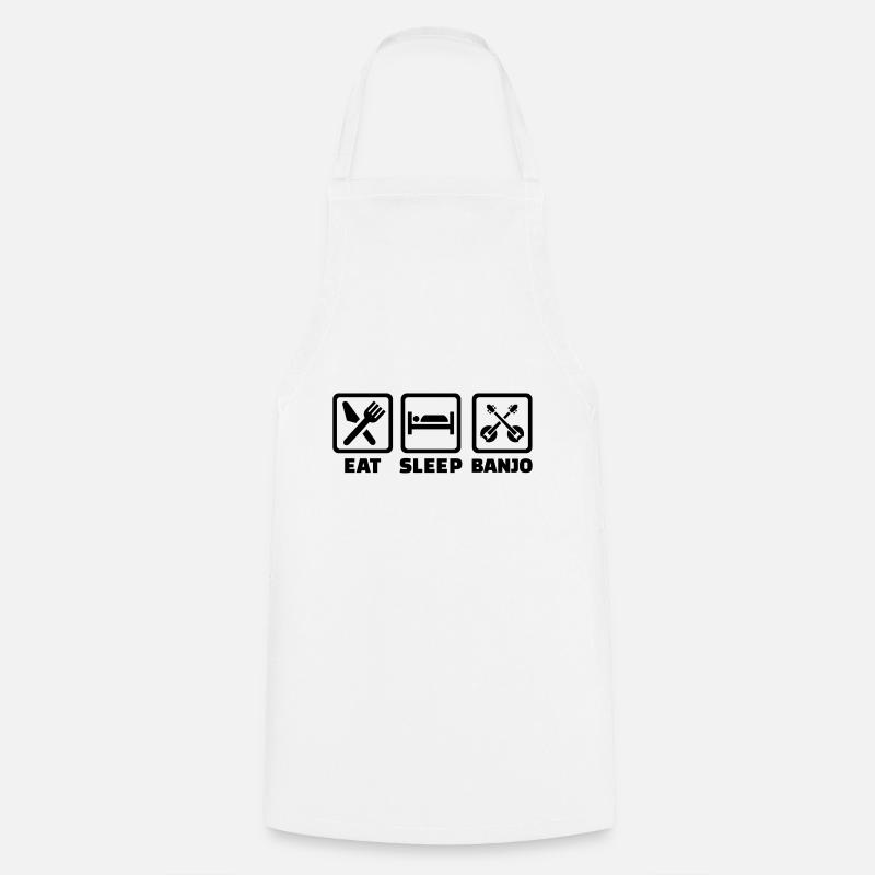 banjo - Cooking Apron - white