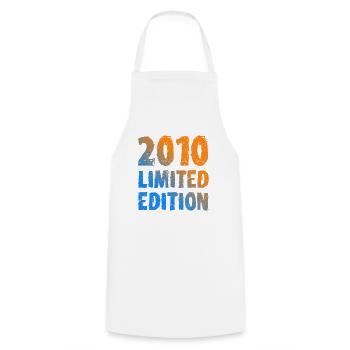 2010 Édition Limitée Anniversaire Cadeau Femme Mari - Tablier de cuisine - blanc - Devant - AI Model Male 185 dark (185cm)