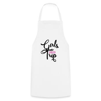 Girl Strip 2023 Girls Trip Crew Girls Tour Girls - Cooking Apron - white - Front - AI Model Male 185 dark (185cm)